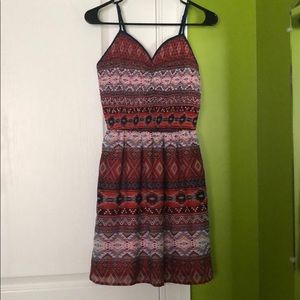 tribal print dress
